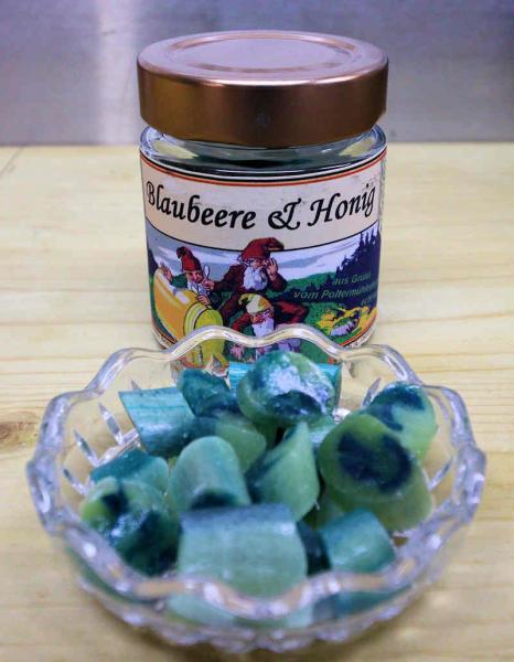 Blaubeere Honig Bonbon kaufen, Am Poltermühlenteich, Grüna, Sweet-Rocks Bonbon Maufaktur